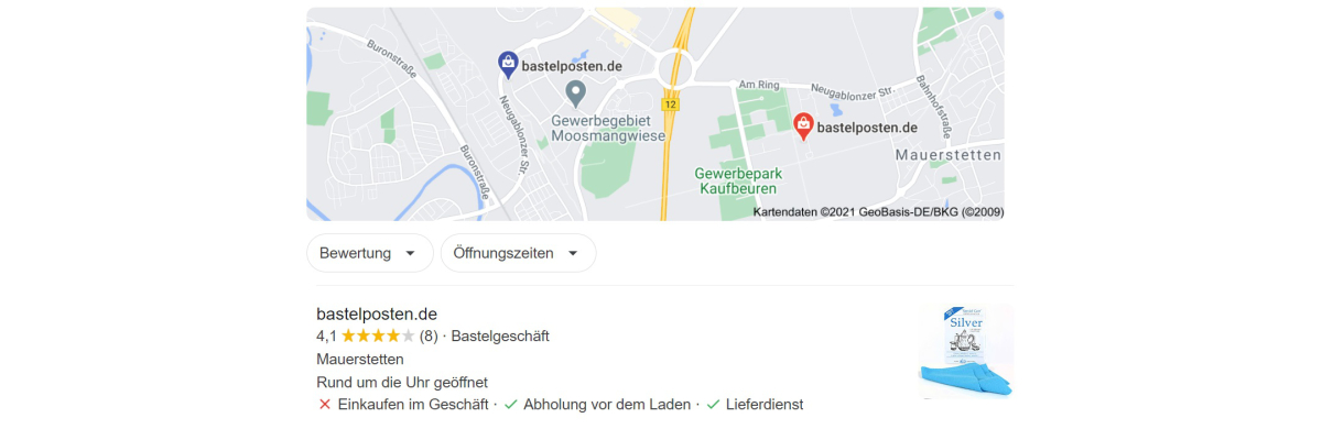 Bewertet uns ... - Google Bewertung bastelposten.de