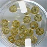 18 Glasschliff-Perlen