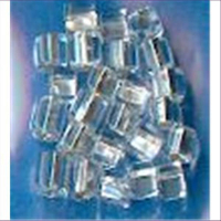 24 Glasperlen cristall silbereinzug