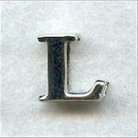 1 Metall-Buchstabe "L"