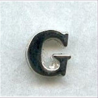 1 Metall-Buchstabe "G"