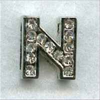 1 Strass-Buchstabe &quot;N&quot;