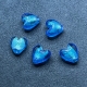 5 Glasperlen Herzen