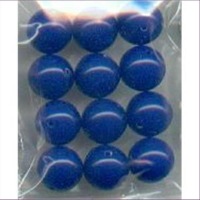 1 Beutel Acrylperlen 10mm blau