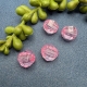 4 Acrylperlen rosa