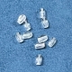 10 Glasperlen 6x4mm cristall