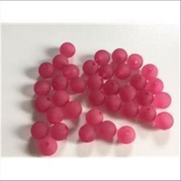 35 Acrylperlen matt fuchsia pink 8mm