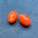 2 Acrylperlen Oliven