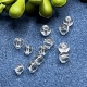 12  Glasperlen 4mm cristall
