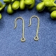 4x2 Ohrhaken mit Ring