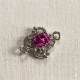 1 Metall-Zwischenteil m.Rose