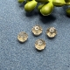 4 Glasschliffperlen