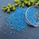 20gr.  Rocailles aquamarinblau AB 2,6mm