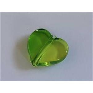1 Acryl Herz Zweiton grün