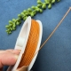 10m Schmuckdraht 0,45 orange