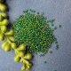 10gr. Rocailles 2,3mm grün rainbow
