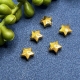 5 Metallperlen Sterne