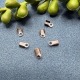 6 Endteile zum Quetschen 3mm