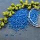 18gr.  Rocailles hellblau rainbow 2,6mm