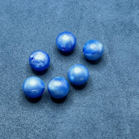 6 Acrylperlen 12mm blau