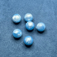 6 Acrylperlen 12mm hellblau