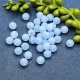 35 Acrylperlen matt blau  8mm
