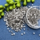 17gr. Cut-Beads grau