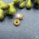 1 Strass-Rondell gold cristall