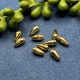 10 Acrylperlen Tropfen gold