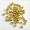 100 Quetschperlen Schmelz glatt goldfarbig 2,45mm