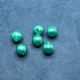 6 Acrylperlen 10mm mint