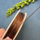 10m Schmuckdraht 0,38 braun