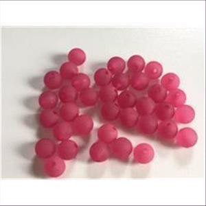 70 Acrylperlen matt fuchsia pink 3mm