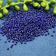 20gr.  Rocailles dunkelblau silbereinzug 2,7mm
