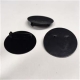 1 Broschierung Platte rund 29mm schwarz