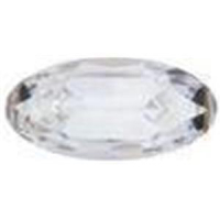 5 Similisteine oval 16x8mm cristall klar