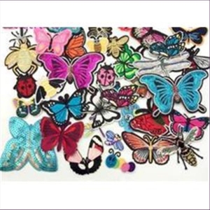 1 Aufnähmotiv  Schmetterlinge  Insekten Mix