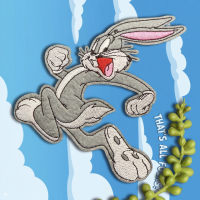 1 Aufnähmotiv Bugs Bunny 13,9x10,5cm