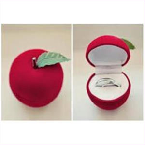 1 Geschenkbox Ringbox Apfel