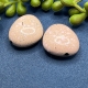 3 Acrylperle Flussstein rosé