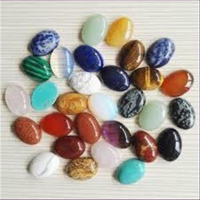 1 Cabochon Halbedelstein 18x13mm oval