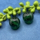 1 Beutel Acrylperlen 19mm dunkelgrün