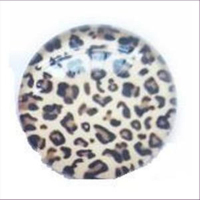 1 Cabochon rund 18mm Leopard Gepard
