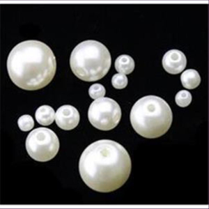 10 Halblochperlen 1-Loch-Perlen 6mm glatt