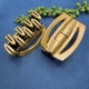 1 Haarklemme klein gold