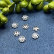 1 Perlkappel Blumenform 925 echt Silber