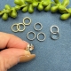 10 Röhrchen Ringe geschlossen 10x2,3mm