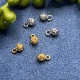 20 Filigranperlen mit 1 Öse 4mm