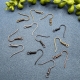100 Fischhaken Messing