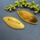1 Brosche Fimobrosche oval